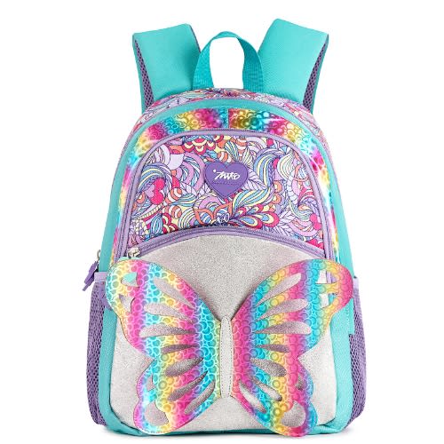 Girls 3D Fairy Butterfly Sturdy Water-resistant School Bag