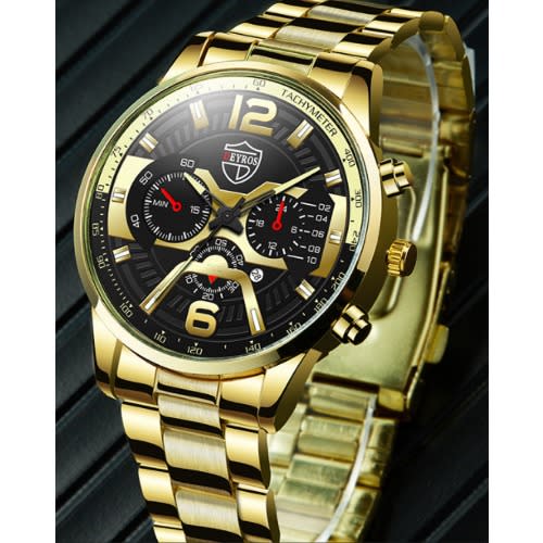 Deyros Men's Stainless Steel Watch