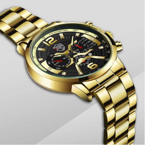 Deyros Men's Stainless Steel Watch