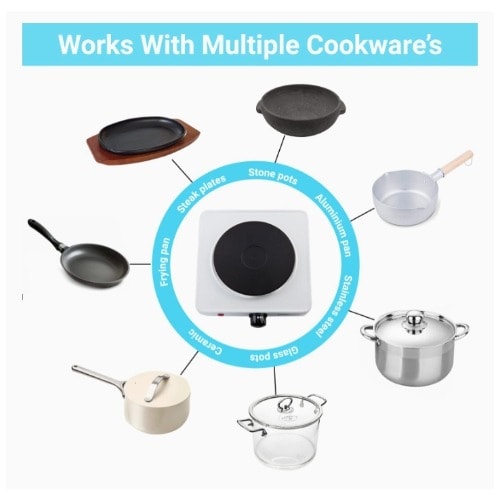 Electric Single Hot Plate - 1000W
