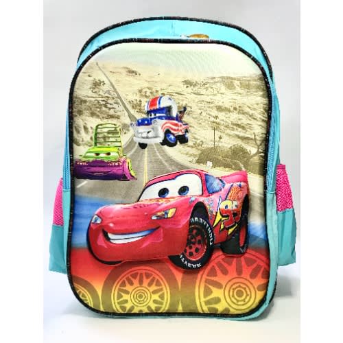 Disney Cars Embossed Print School Bag