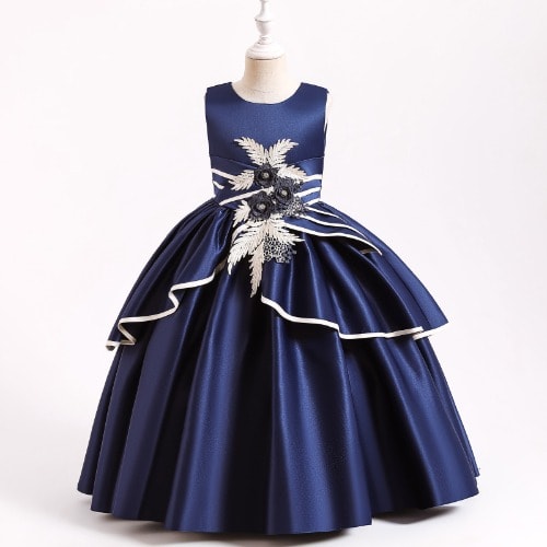 Girl's Wedding Design Long Gown