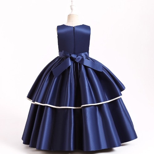 Girl's Wedding Design Long Gown