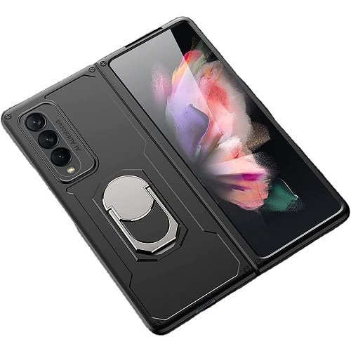 Armor Case With Ring Holder For Samsung Galaxy Z Fold 3