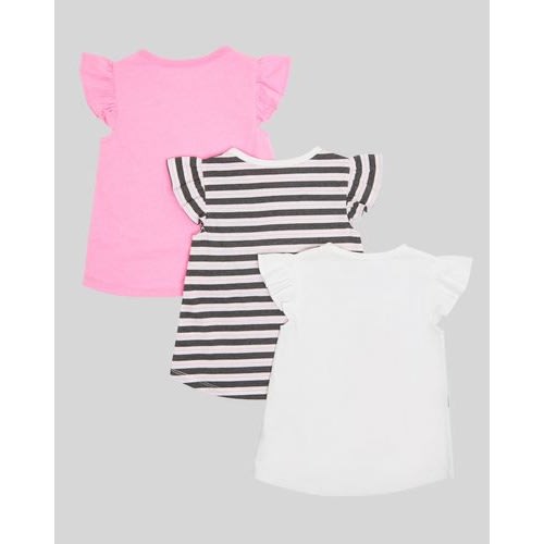 Girl's Rainbow T-shirt- Pack Of 3