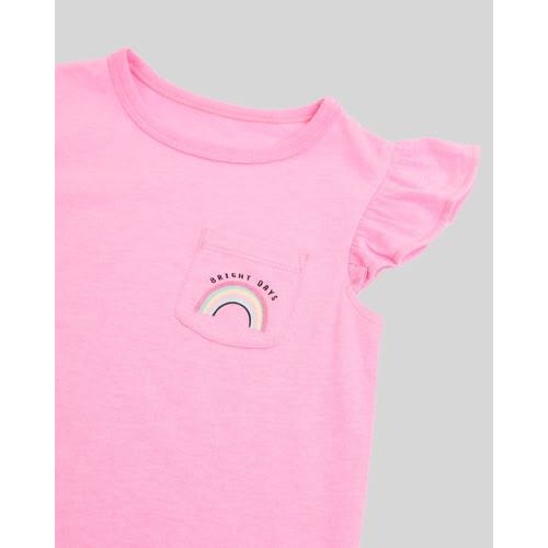 Girl's Rainbow T-shirt- Pack Of 3