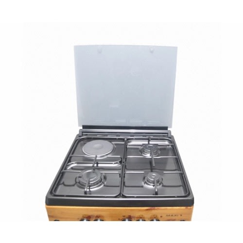 3 Gas Cooker +1 Electric Gas Cooker - 60 X 60cm -Wood