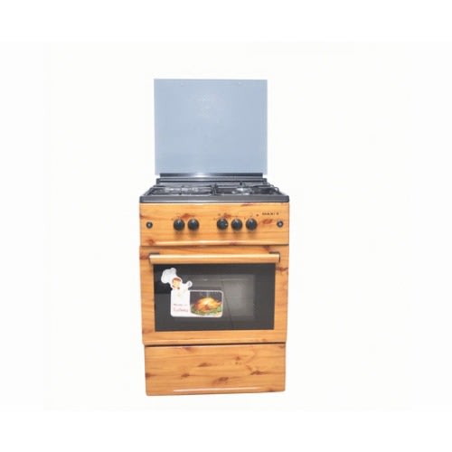 3 Gas Cooker +1 Electric Gas Cooker - 60 X 60cm -Wood