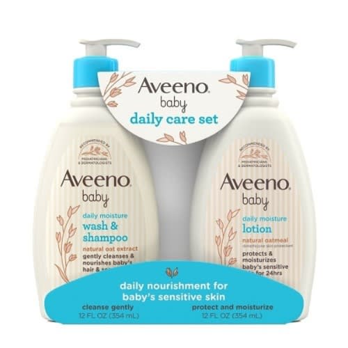 Baby Daily Care Wash And Lotion Set - 354ml Each
