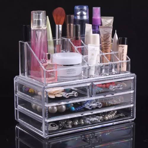 Stackable Cosmetic Box Organizer