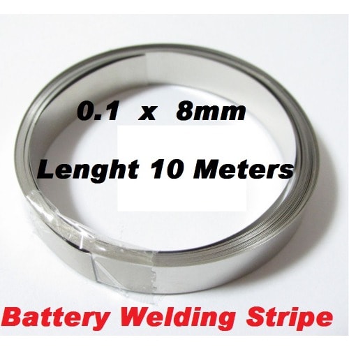 Li-ion Lithium Battery Connecting Nickel-plated Strip 0.1x8