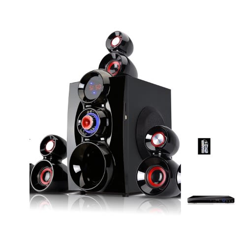 Hf 1207 Home Theatre Speaker + Free Lg Dvd + Free Extension