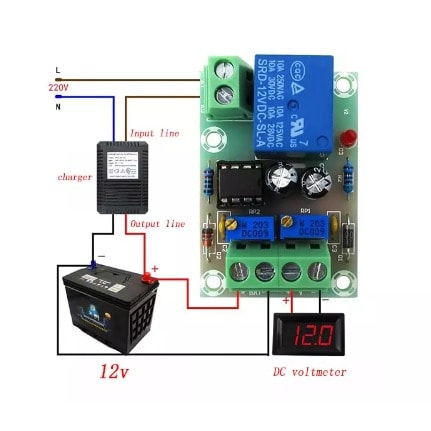 XH-M601 12V Automatic Battery Charging Control Board Module