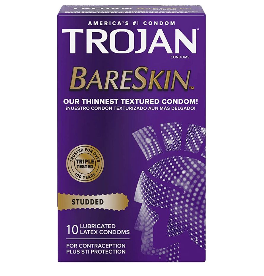 Bareskin Studded Condoms, 12Count