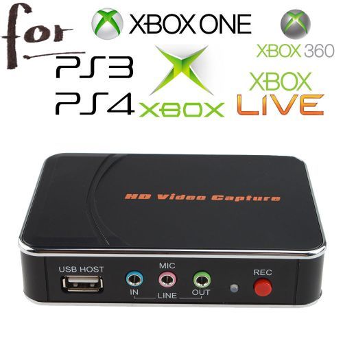 Ezcap280 HDMI 1080P HD Game Video Capture Card Recorder Box For PS3 PS4 Xbox One/360 WiiU HDTV DVD Save HD Video Into USB Flash CUIII