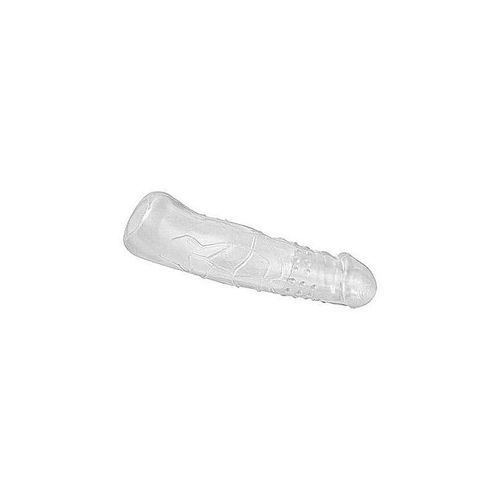 Crystal Bullying Penis Extender Enlarger Sleeve Transparent