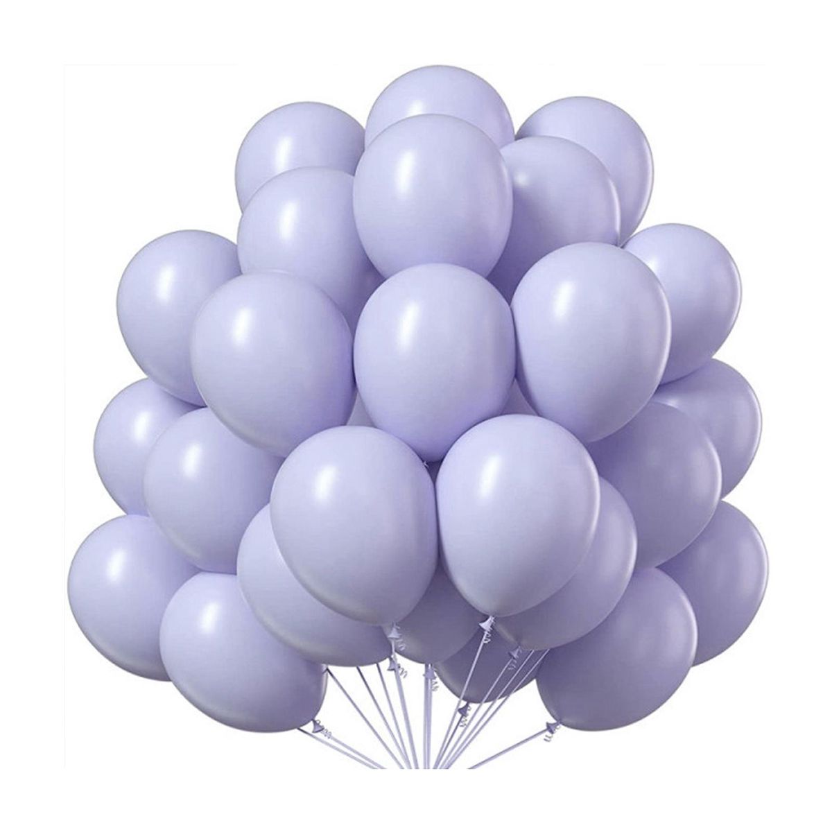 50Pcs Latex Balloons Adult Kids Boy Girl Round Heart Shape Birthday Balloons Purple