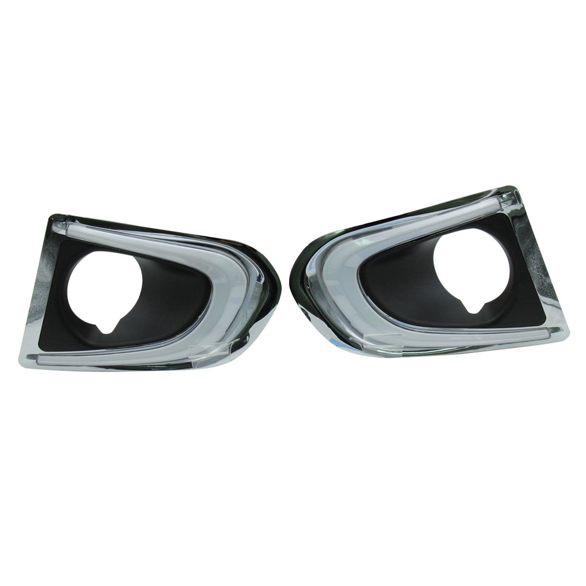 2Pcs DRL Professional Heat Resistant 90-120LM/W IP67-Black