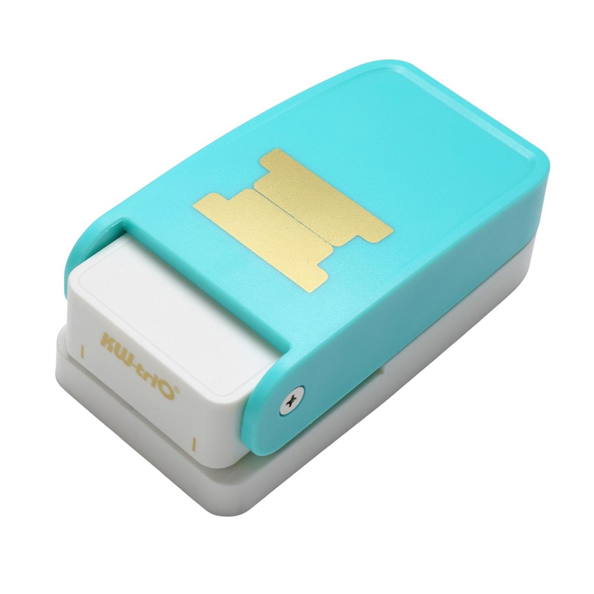 KW-trio BQJ-04 Tab Punch Loose-leaf Separator DIY Index Sticker Label Puncher Divider Paper Punch Machine Scrapbooking Embossing Tools for Crafts Bookmark Notepad Art Cards