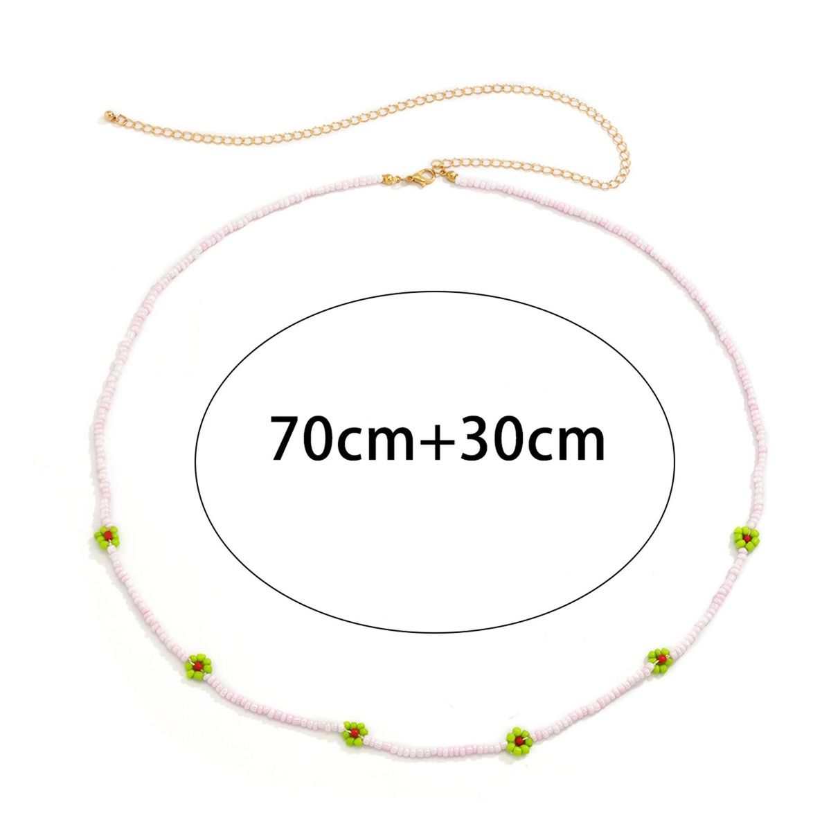 Chain Belt Summer Bikini Women Girls Body Belt White