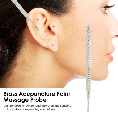 Ear Probe Stainless Steel Acupuncture Point Probe Ear