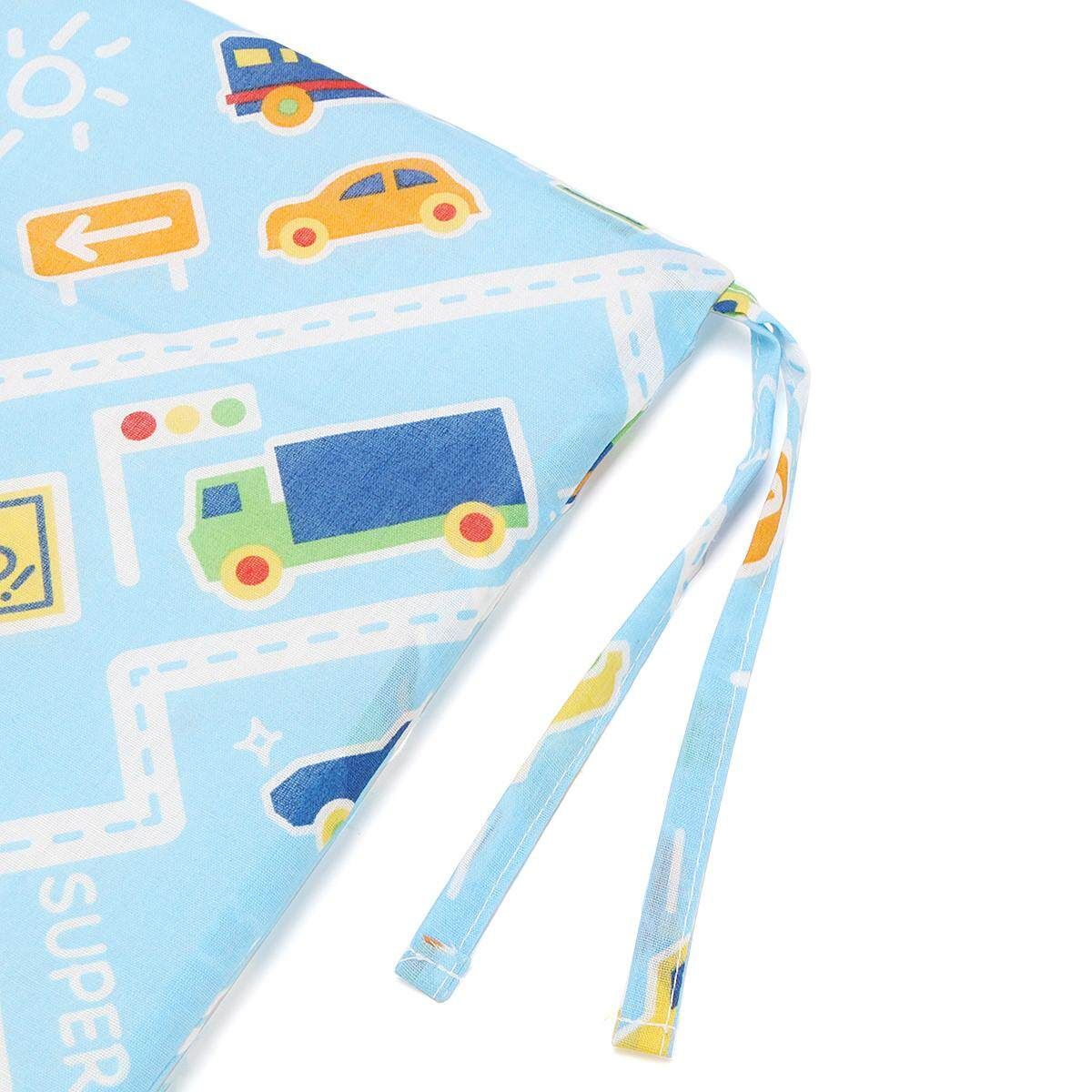 120cm Cotton Baby Infant Bed Bumper Kids Newborn Cushion Crib Pad Protector A Car