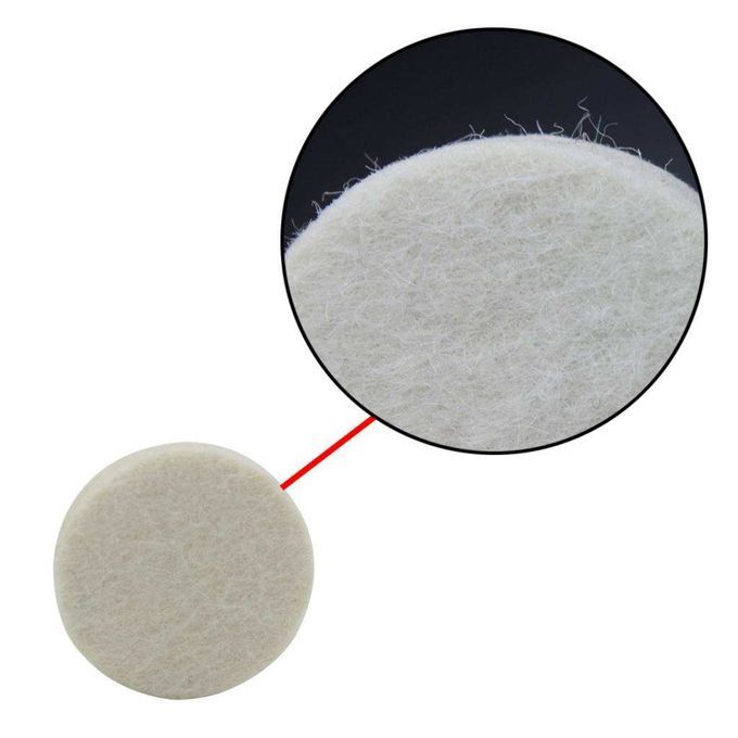 2pcs Bass Kick Drum Beater Felt Pedal Beater Head For Percussion Drum