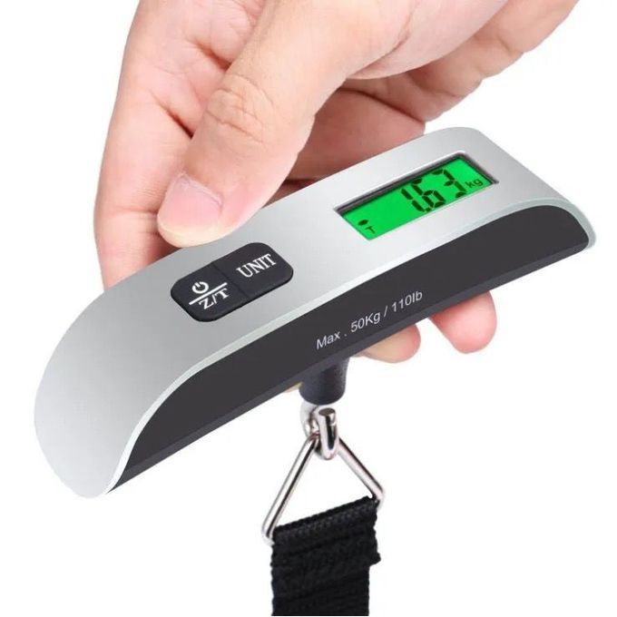Portable Digital Travel Luggage Weighing Scale, 1 Pc