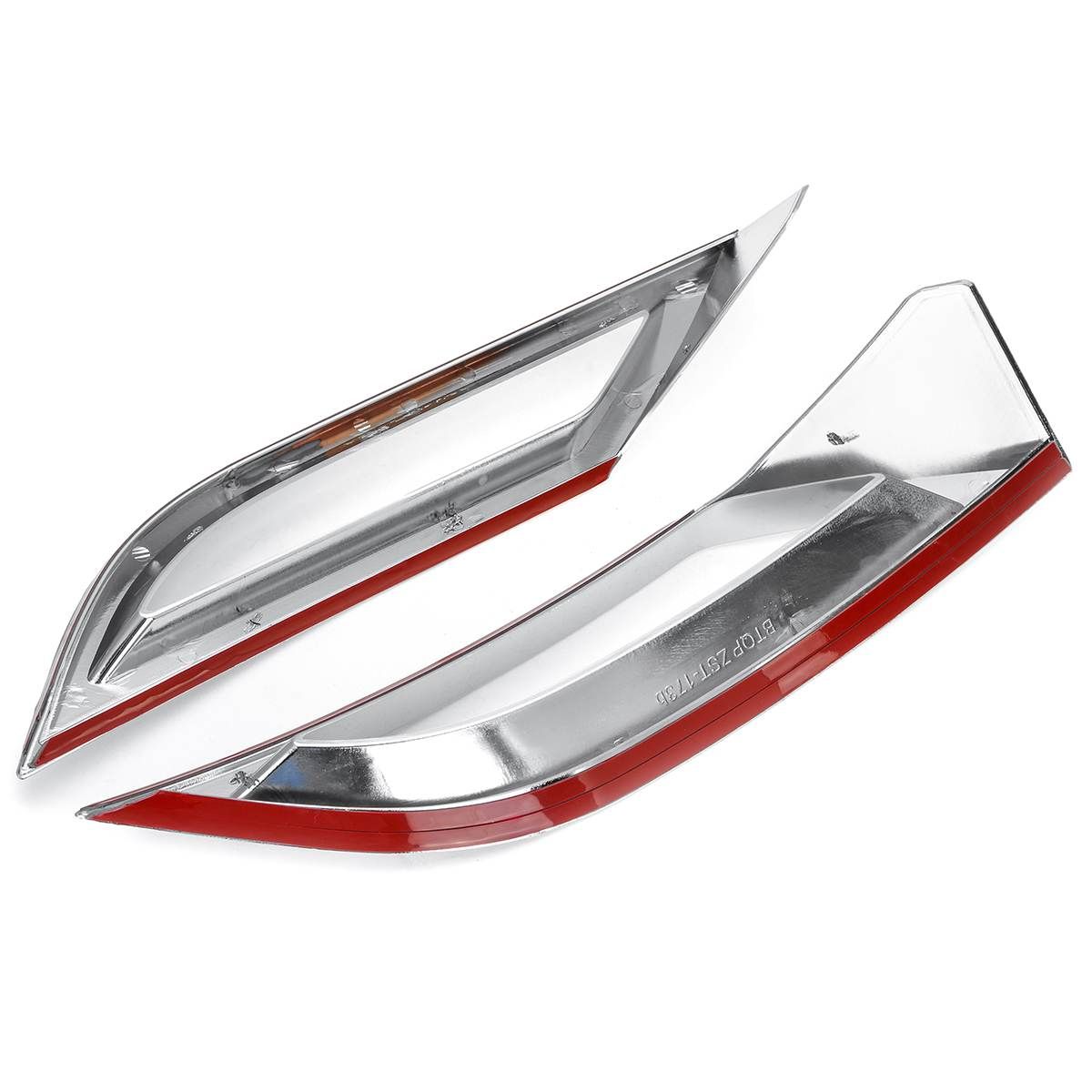 3pcs/set Rear Bumper Diffuser Lip Spoiler Air Outlet Strip
