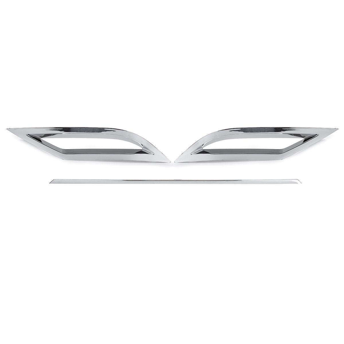 3pcs/set Rear Bumper Diffuser Lip Spoiler Air Outlet Strip