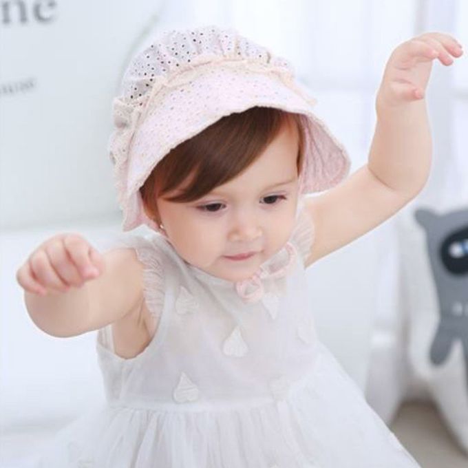 Korean Fashion Summer Sun Hat New Hildren's Fisherman's Hat Newborn Asual-pink