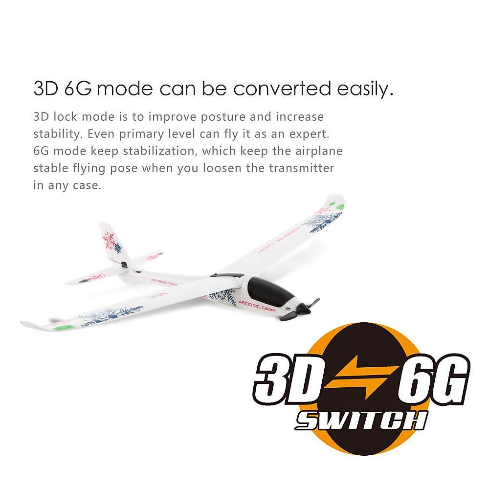 XK A800 RC Airplane 780mm Wingspan 5CH 3D 6G Mode EPO Aircraft Fixed Wing Easy to Fly