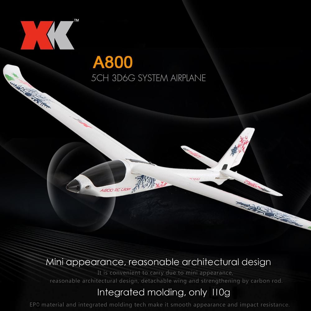 XK A800 RC Airplane 780mm Wingspan 5CH 3D 6G Mode EPO Aircraft Fixed Wing Easy to Fly