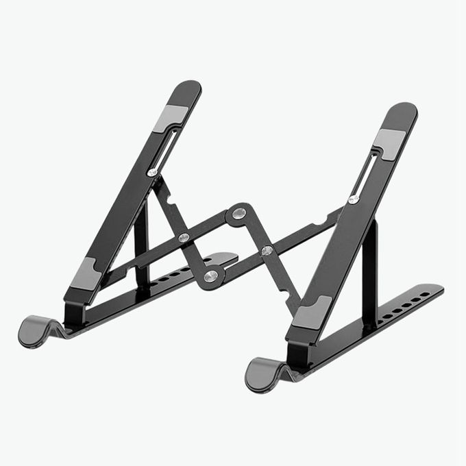 Laptop Stand Lightweight Height Adjustable Ventilated Laptop Black