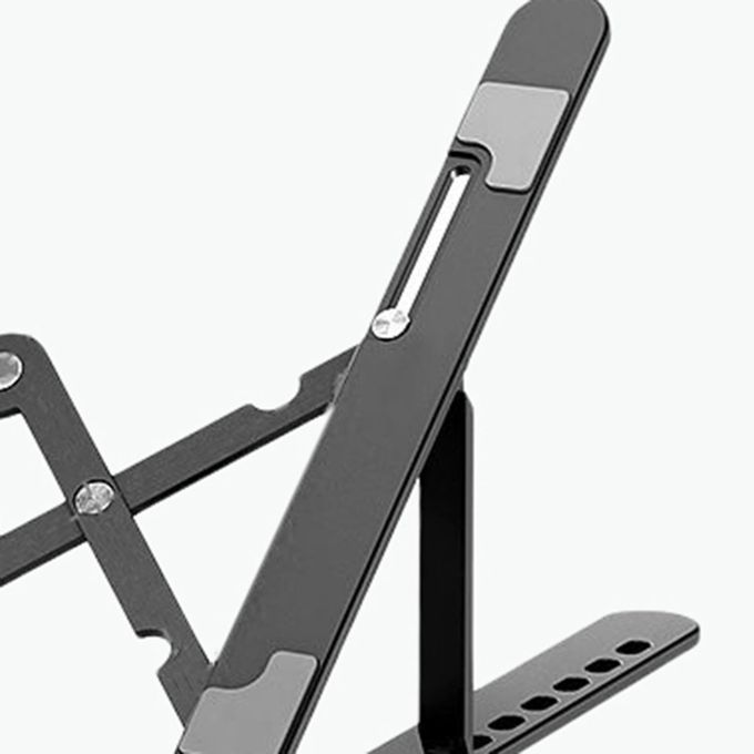 Laptop Stand Lightweight Height Adjustable Ventilated Laptop Black