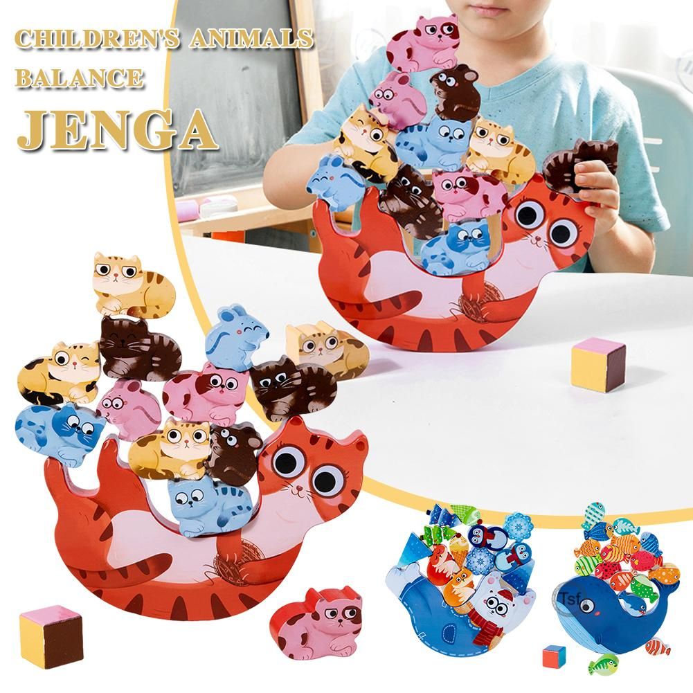 Animal Balance Beam Toys For Kids Puzzle Early Educational
