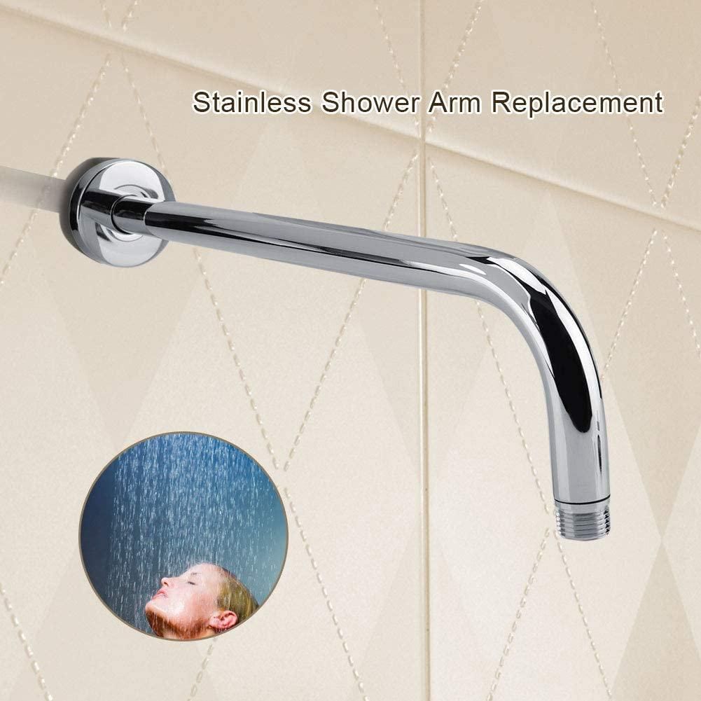 Shower Arm Wall-Mounted Extension Rod Stainless Steel Shower Extension Arm Tube Ceiling Shower Accessory for Shower Room