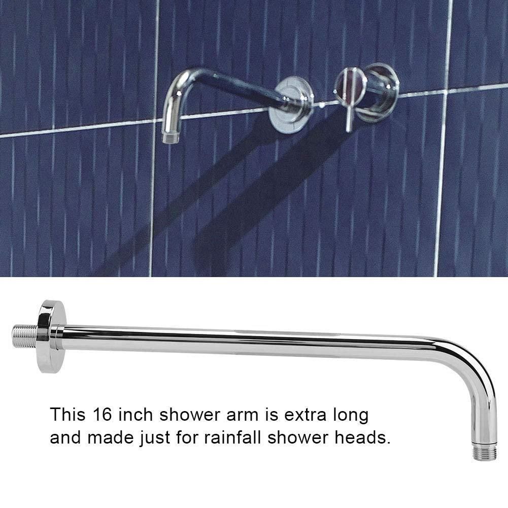 Shower Arm Wall-Mounted Extension Rod Stainless Steel Shower Extension Arm Tube Ceiling Shower Accessory for Shower Room