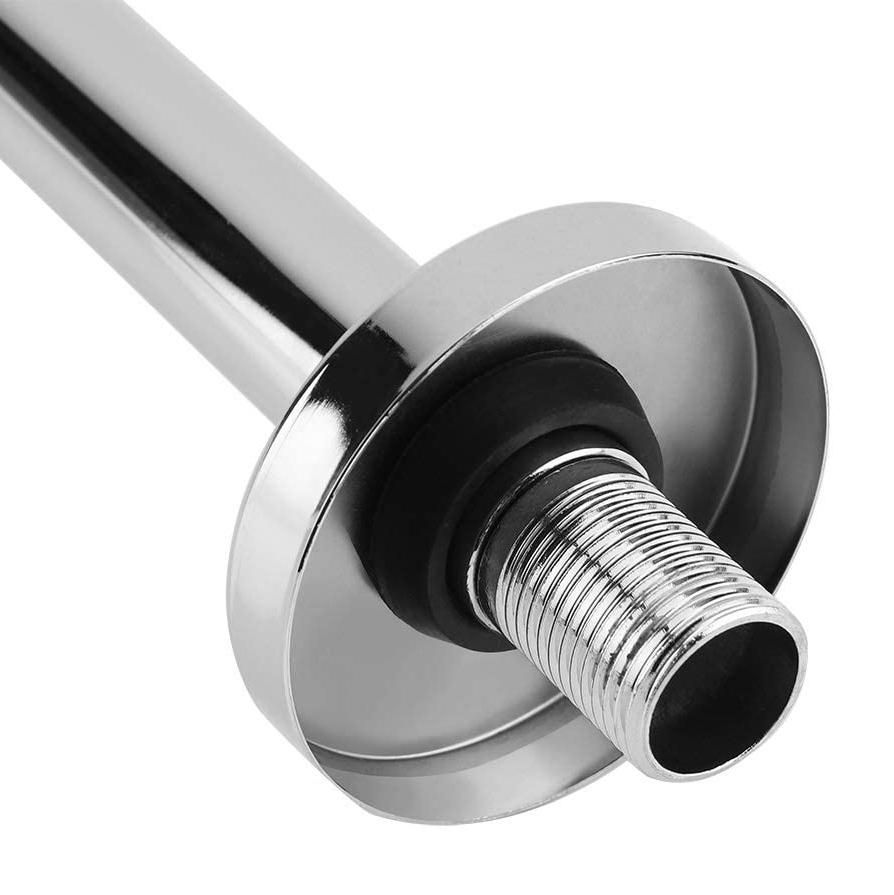 Shower Arm Wall-Mounted Extension Rod Stainless Steel Shower Extension Arm Tube Ceiling Shower Accessory for Shower Room