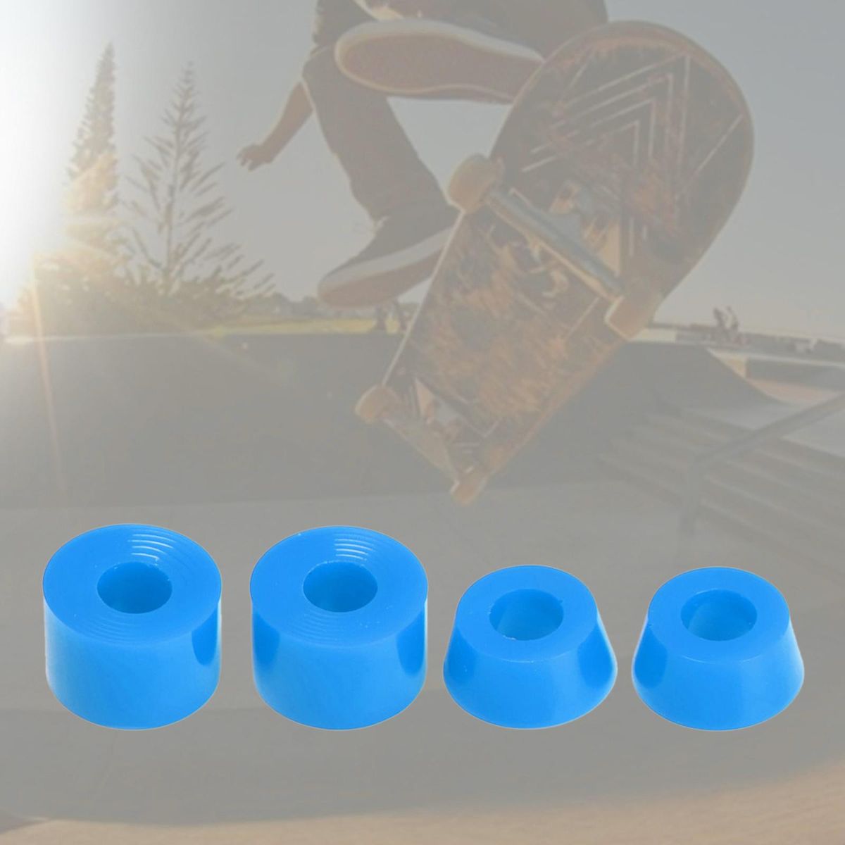 4Pcs 92A Skateboard Truck Bushing 11x16mm Long Board Trucks Blue