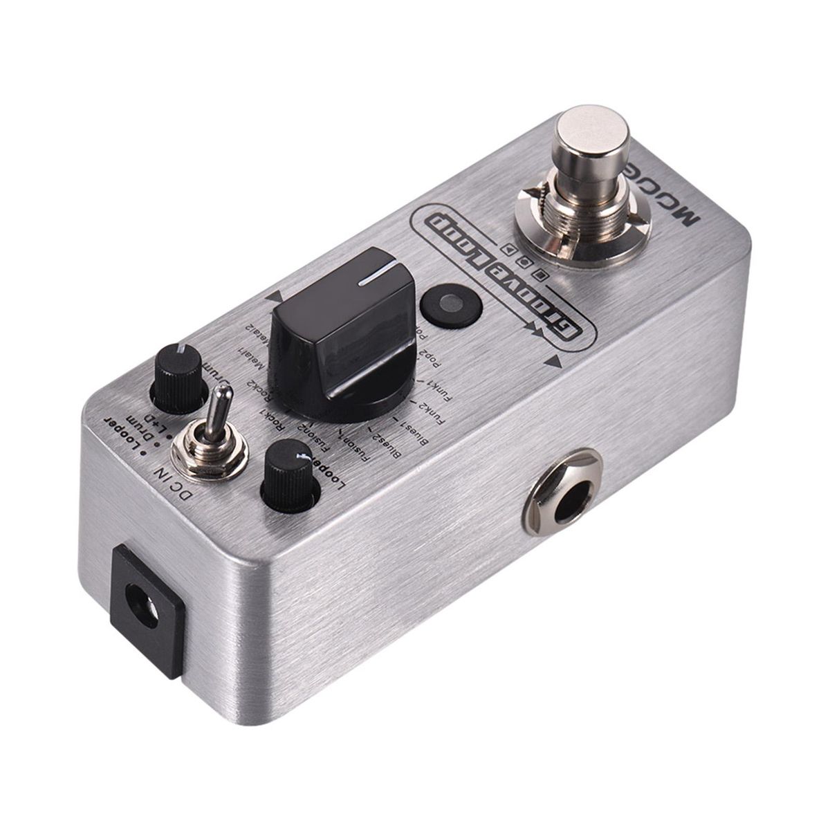 MOOER Groove Loop Drum Machine & Looper Pedal 3 Modes Max. 20min Recording Time Tap Tempo True Bypass Full Metal Shell