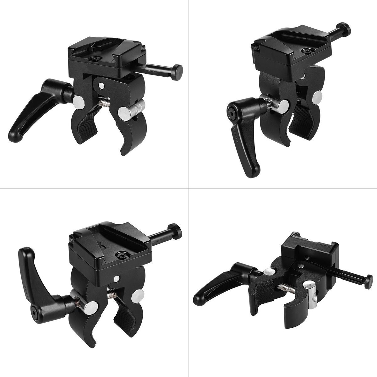 V-Mount Battery Adapter With Clamp For Mounting To Light
