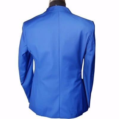 Men's Superior Slim Fit Suit with Double Back Slit -Vent- Royal Blue