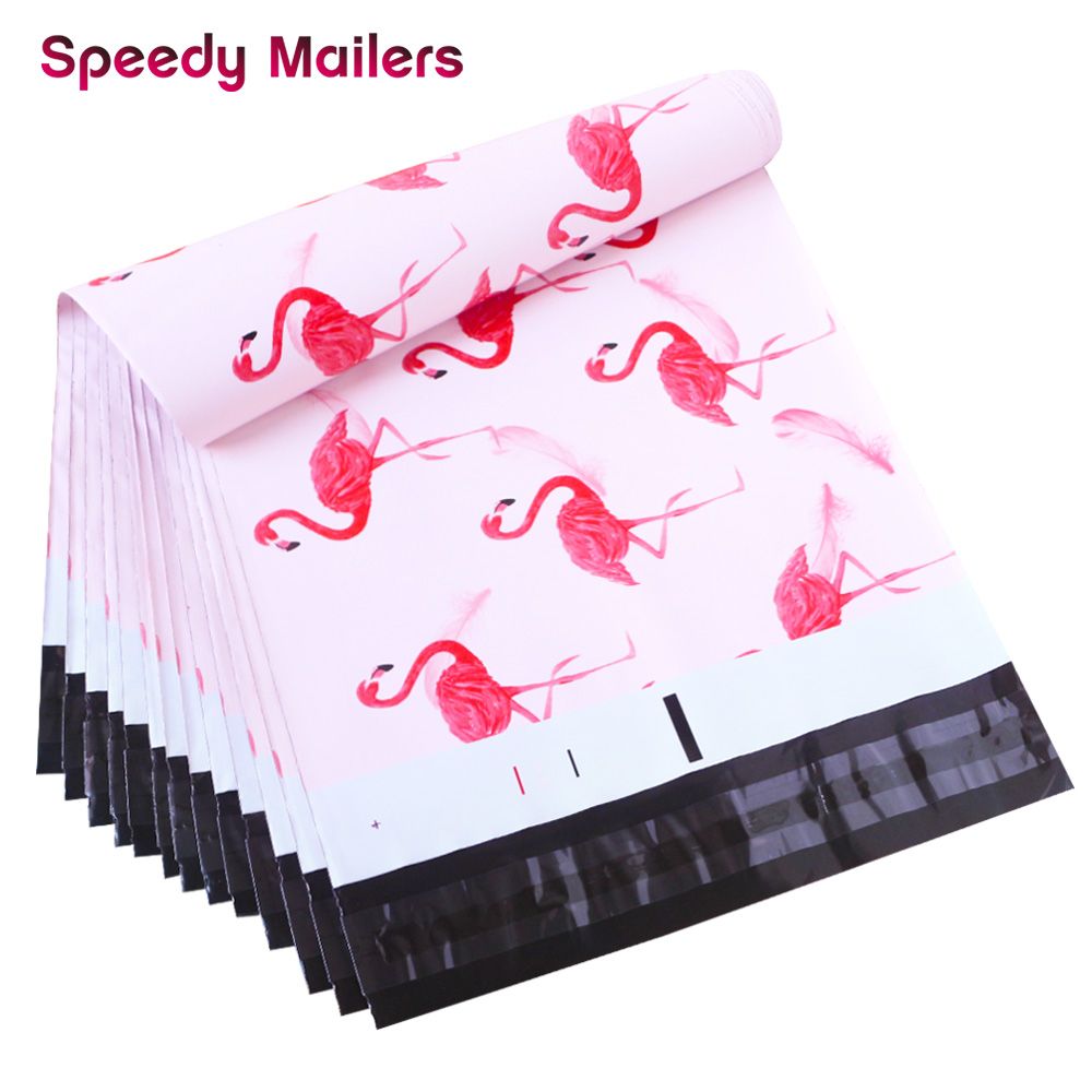 Speedy Mailers 9 Design 10pcs/pack Colorful Poly M