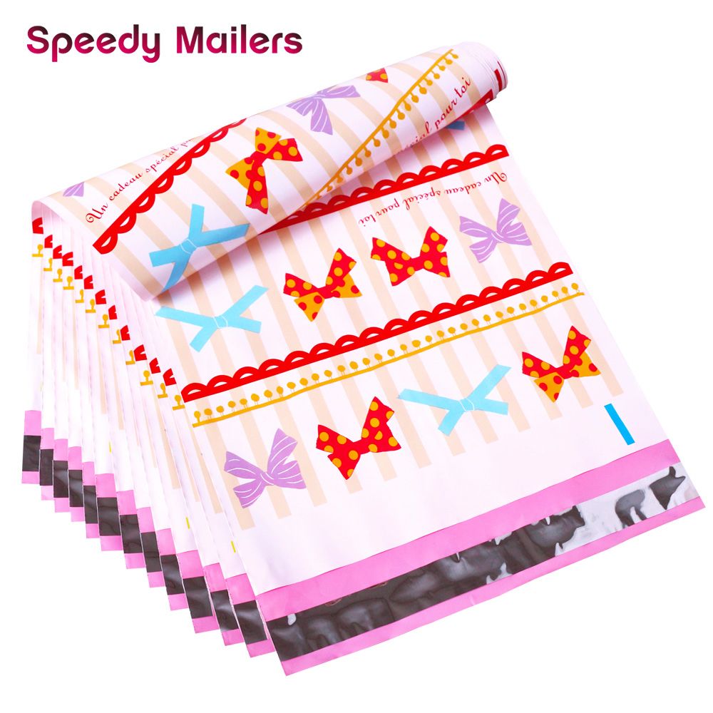 Speedy Mailers 9 Design 10pcs/pack Colorful Poly M