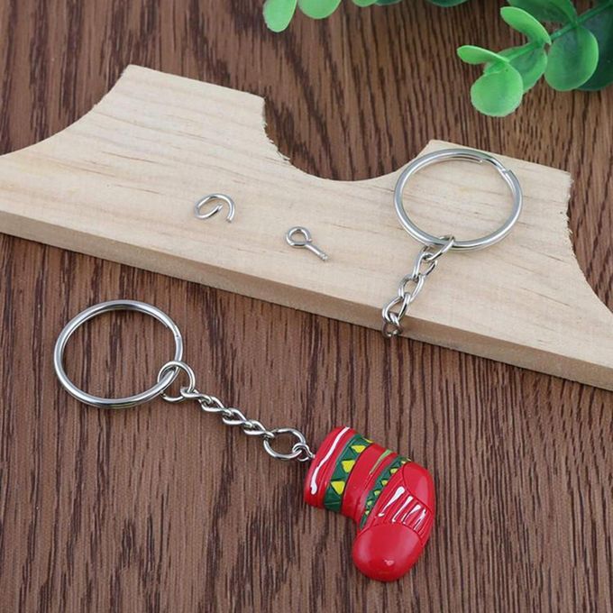 360 Pcs/Packs Keyring Silver Key Chain Split Jump Rings Screws Jewelry