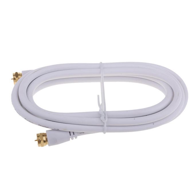TV F Coaxial Cable Flylead  Male To Male RF  Antenna