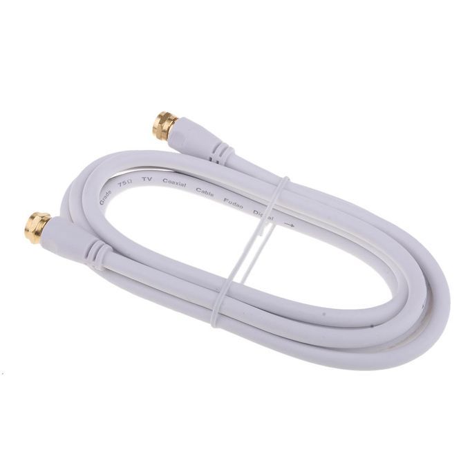 TV F Coaxial Cable Flylead  Male To Male RF  Antenna