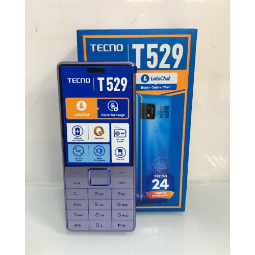 T529 - 2.8 Lcd Screen - Dual Sim - Gsm - 0.08mp - 2500mAh - Light Purple