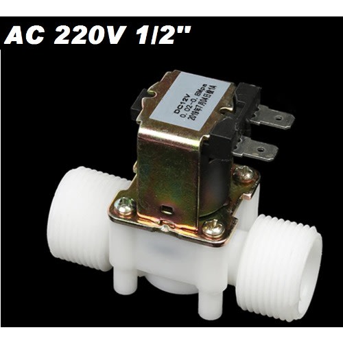 Normally Closed Electric Solenoid Valve- Ac 220v - 1/2